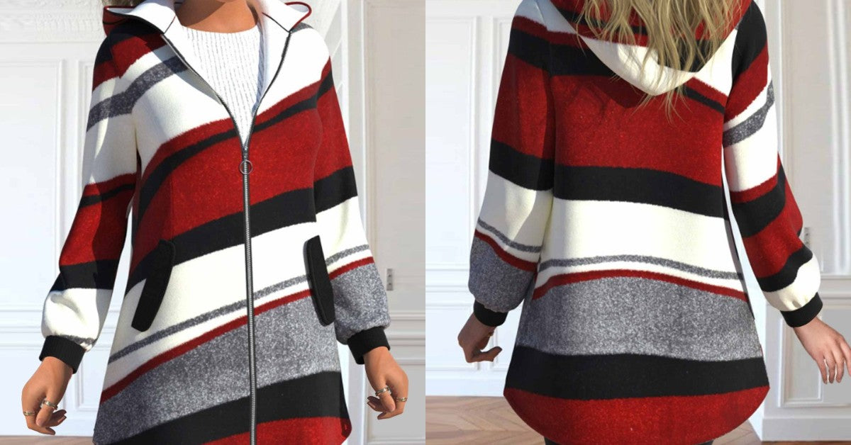 🔥🔥【S-3XL】Vroča nova zimska ženska jakna s kapuco-L