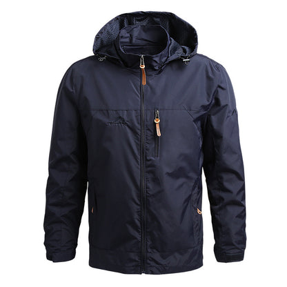 【M~5XL】2025 Chaqueta deportiva a prueba de viento para montañismo al aire libre para hombres--E