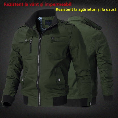 👍🔥 [M-5XL] Nova muška vojna jakna, teška, visokokvalitetna, topla-H