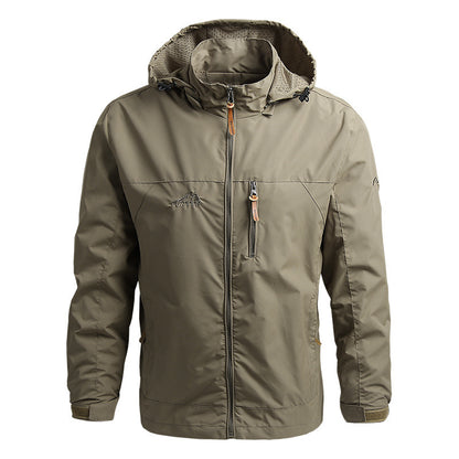 【M~5XL】2025 Chaqueta deportiva a prueba de viento para montañismo al aire libre para hombres--E