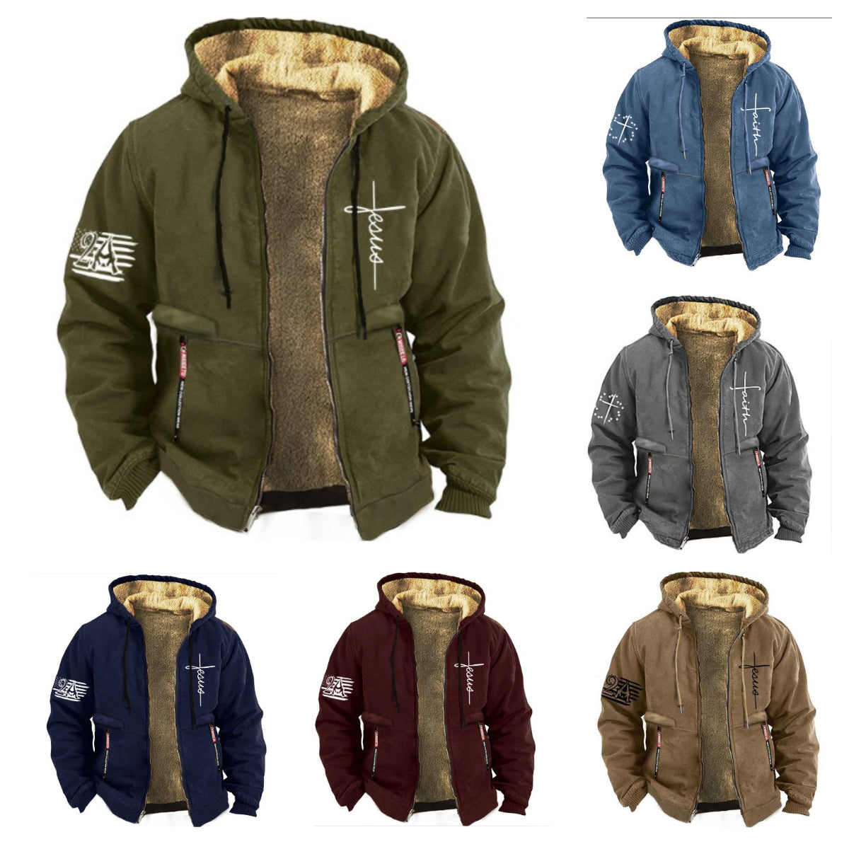 ✨【S-3XL】Moderna muška, meka, topla, deblja lagana jakna od baršuna za jesen i zimu.-H