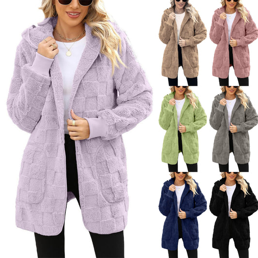 ☃️Ograničeni popust 39 %❄️【Kupi 1 i dobiješ 1 gratis】[S-5XL]🌸Nova zimska sezona: Ženska casual jakna s kariranim flisom-H