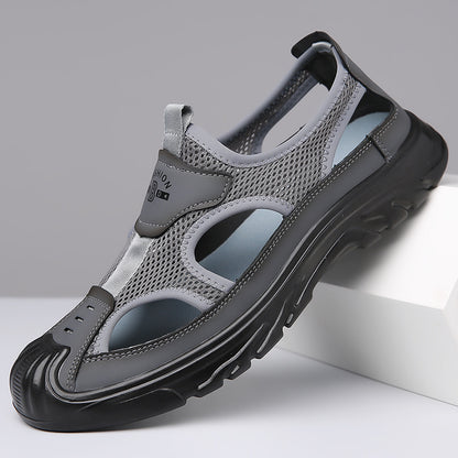 👟Oferta de verano 🏆【Tallas 38-46】Nuevas sandalias de hombre 2026, ligeras, deportivas y casuales, antideslizantes, ideales para la playa-E