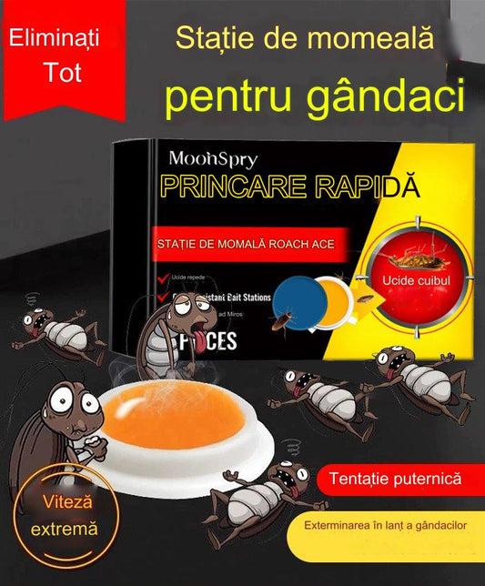💥【80 bucăți】Plasture de momeală cu gel puternic pentru uciderea gândacilor