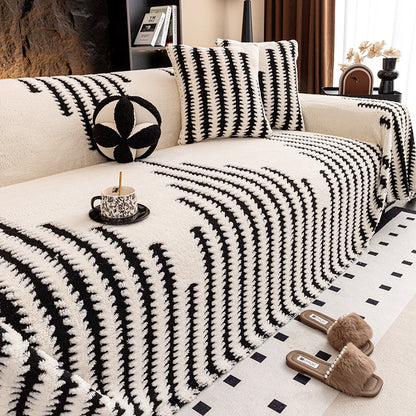 🛋️🎉 funda de sofá suave y antideslizante de felpa🍂【180*130cm】【180*150cm】
