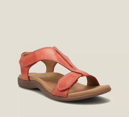 ✨ Puha valódi bőr női szandál vastag talppal – kényelem és stílus egyben! 👡-U