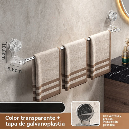 🎁【Compra 1 y llévate 1 gratis】✨🚿Diseño ligero y sin perforaciones —Toallero retráctil con ventosa-E