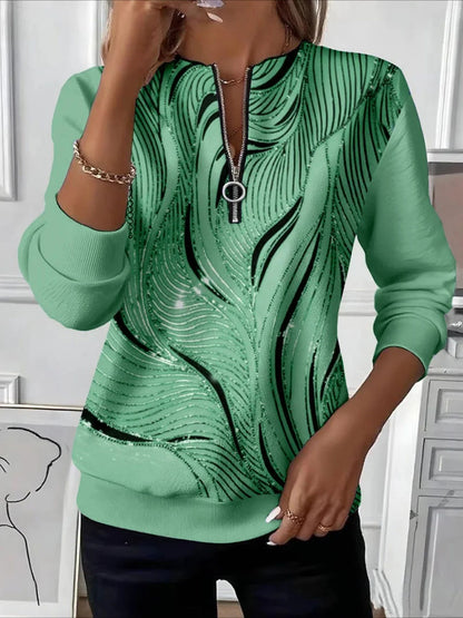 🔥【¡Superventas!】 (S-5XL) Sudadera informal con capucha y cremallera-E