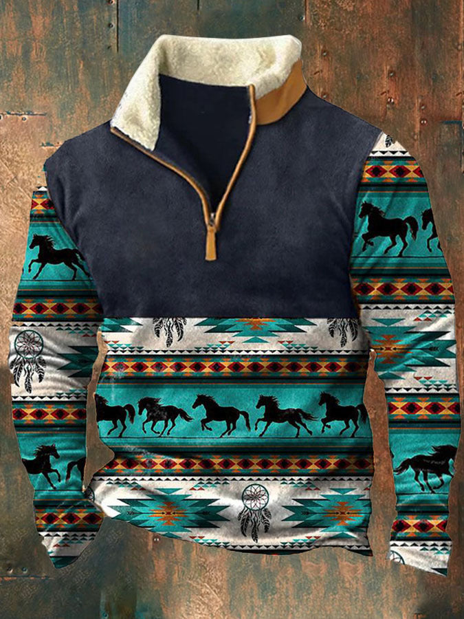 👕【35% KEDVEZMÉNY】【S-4XL】2025-ös őszi-téli férfi divatos, meleg hosszú ujjú pulóver 3D nyomattal-U