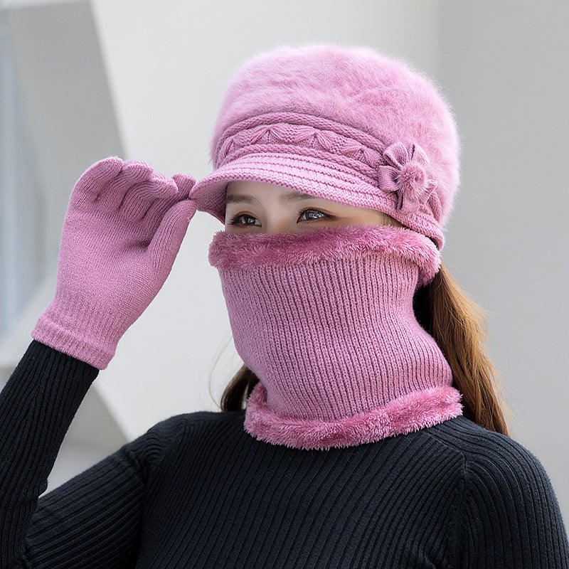 💥 49%  OFF- [Sapka + Sál] 2025 Új Divatos Őszi és Téli Meleg Nyúlszőrme Sapka-U