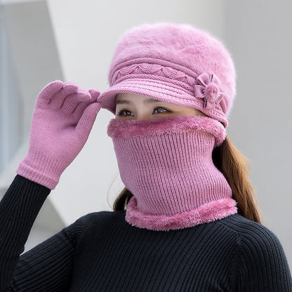 💥 49%  OFF- [Sapka + Sál] 2025 Új Divatos Őszi és Téli Meleg Nyúlszőrme Sapka-U