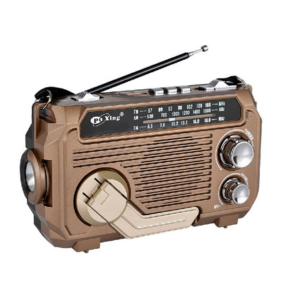 🏕️【Autenticidad garantizada】Linterna portátil con radio AM multifunción-E