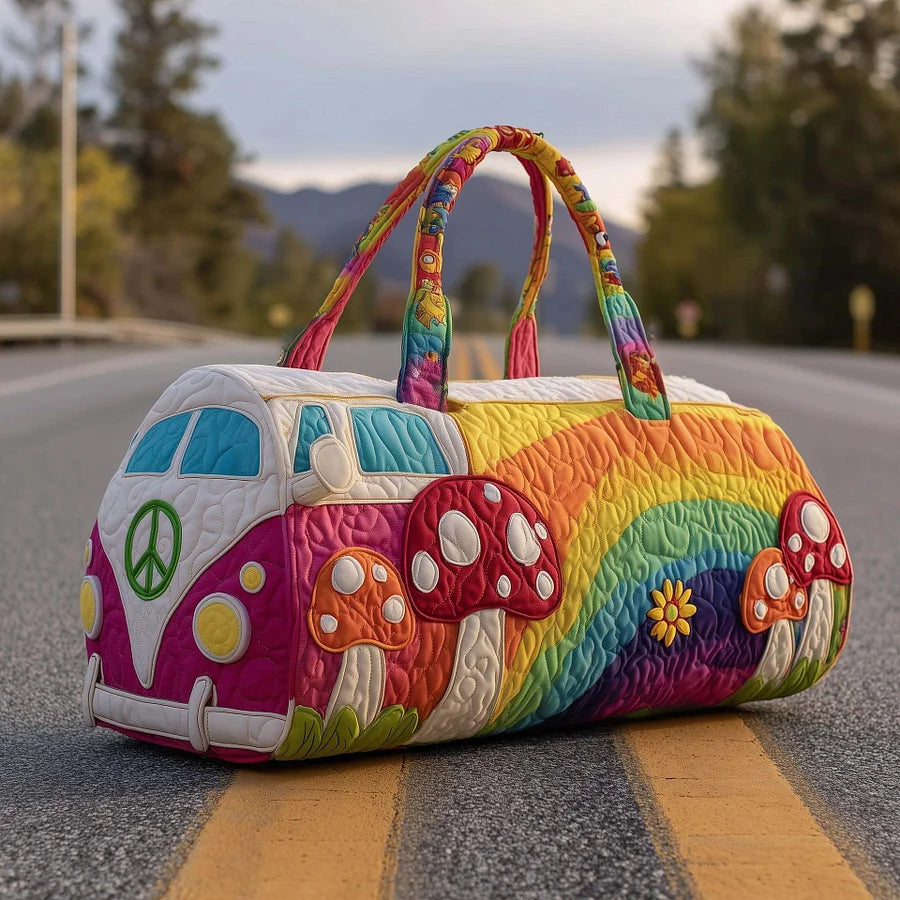 Bolsa de viaje acolchada Hippie Van-E