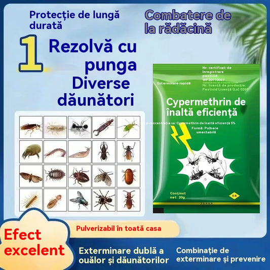 🦟【20 pliculețe】❤️Special conceput pentru a ucide țânțarii și muștele din ferme, un pachet ucide puricii/lăcustele/gândacii de bucătărie/muștele/țânțarii!