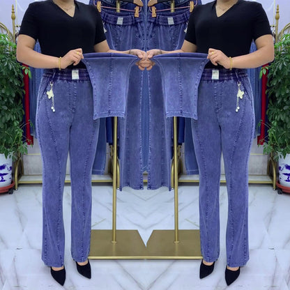 👖【M-4XL】 Rastezljive traperice visokog struka Kupite jednu i dobijete jednu besplatno-H