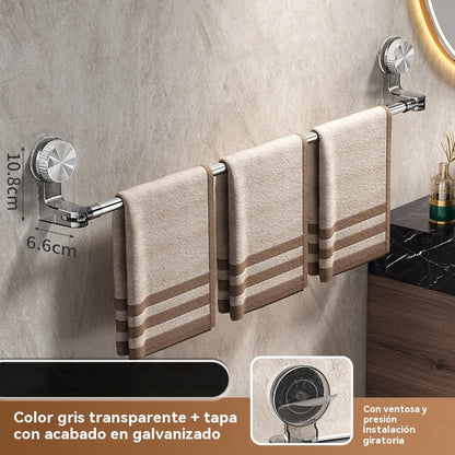 🎁【Compra 1 y llévate 1 gratis】✨🚿Diseño ligero y sin perforaciones —Toallero retráctil con ventosa-E