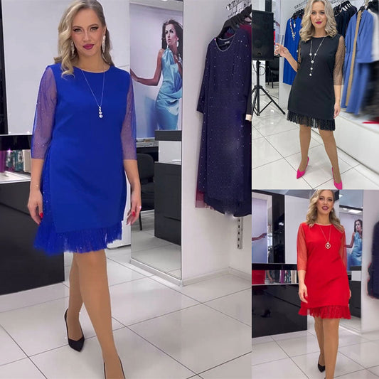 🔥 S-5XL❤️2025 Nowa wiosenna elegancka sukienka-3914097