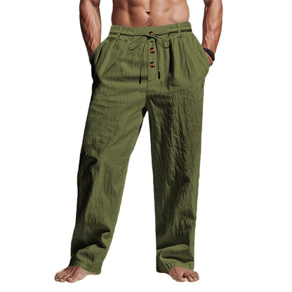 👖👖【S-3XL】¡Oferta por tiempo limitado! Pantalones caseros de hombre de alta calidad. Corte entallado y recto, transpirables y cómodos.-U