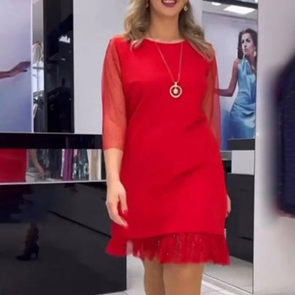 💖💖【S-5XL】🍁🍂Vestido nuevo de moda de alta calidad.-E
