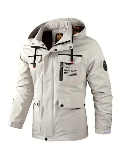 🔥🔥【Promocja odzieży zimowej‼】 【M-6XL】Jesień i zima męska gruba ciepła wiatroszczelna i wodoodporna kurtka