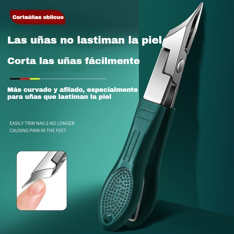 🔥【3-delni komplet】✂️💅Novo ultra tanko ščipalko za nohte pod kotom za domačo manikuro-E