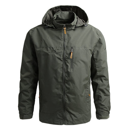 【M~5XL】2025 Chaqueta deportiva a prueba de viento para montañismo al aire libre para hombres--E