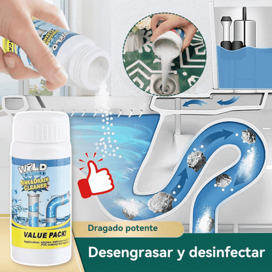 🛁💦【Compra 1 y llévate 1 gratis】🌟Limpiador de fregaderos y desagües: espuma de alta densidad a partir de extractos y enzimas en descomposición.-E
