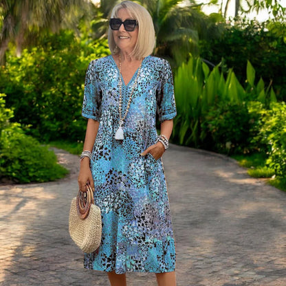 【S-3XL】Iris – Vestido ligero y vaporoso con un corte favorecedor-E