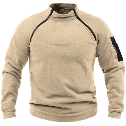 🎉✨50% zniżki sezonowej【S-4XL】2025 nowa moda męska zimowa ciepła polarowa kurtka bazowa, bluza
