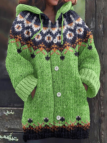 🥰【S-5XL】Nuevo suéter cardigan retro cómodo-E