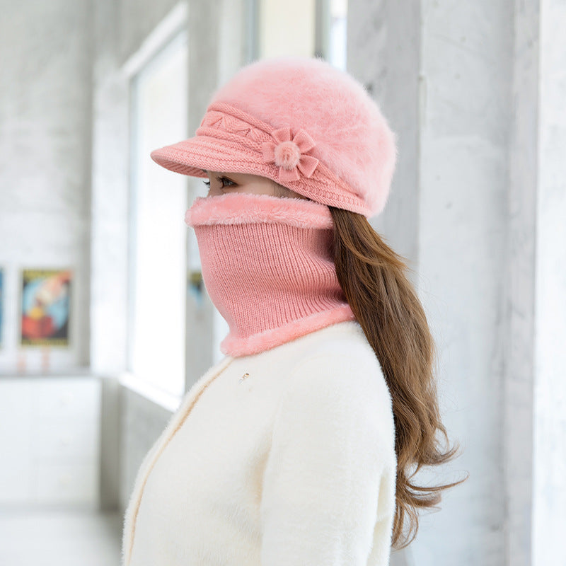 💥 49%  OFF- [Sapka + Sál] 2025 Új Divatos Őszi és Téli Meleg Nyúlszőrme Sapka-U